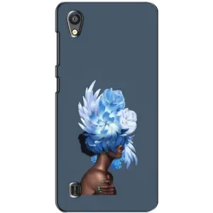 Чехлы (ART) Цветы на ZTE Blade A5 (VPrint) (Квіти на голові)