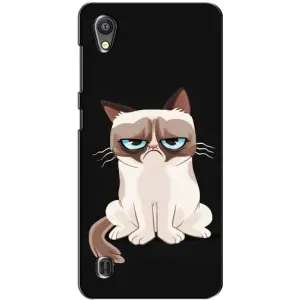 Чохол з принтом для ZTE Blade A5 (AlphaPrint) Модні коти (Сумний кіт)