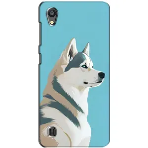 Чохол з Хаскі ZTE Blade A5 - (AlphaPrint) (Хаскі арт)