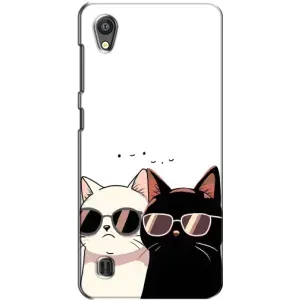 Чохол з принтом «Коти в окулярах» для ZTE Blade A5
