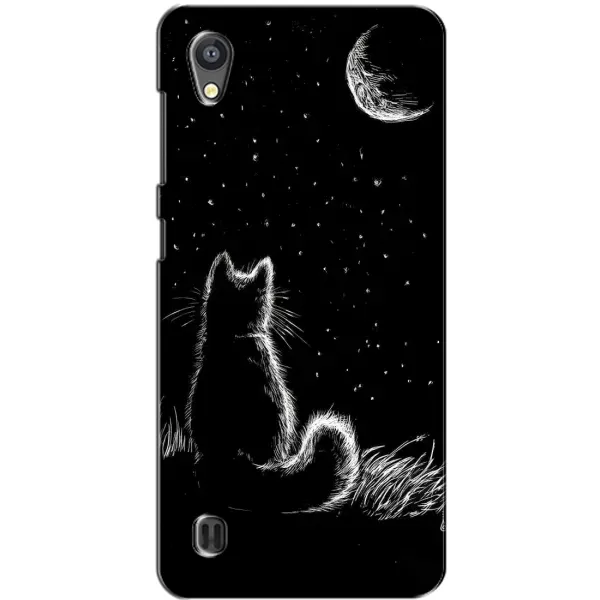 Чехол с принтом «Котик и луна» для ZTE Blade A5 Чехол с принтом «Котик и луна» для ZTE Blade A5