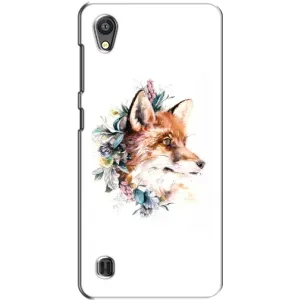 Чохли з картинкою Лисичка для ZTE Blade A5 (VPrint) (Лиса в квітах)
