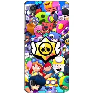 Чехол для ZTE Blade A5 Бравл Старс (VPrint) (Лого Brawl Stars)