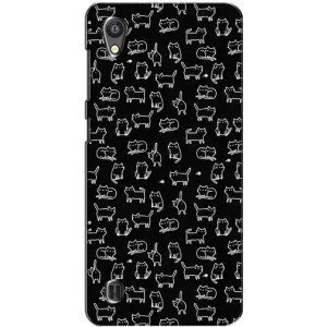 Чохол з принтом для ZTE Blade A5 (AlphaPrint) Модні коти (Маленькі котики)