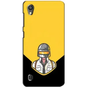 Чеjхол PUBG для ЗТЕ Блейд А5 (AlphaPrint) (Пабг в шоломі)