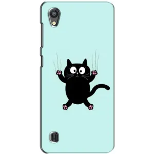 Чохол з принтом для ZTE Blade A5 (AlphaPrint) Модні коти (Падаючий кіт)
