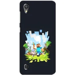 Чохол Майнкрафт на ZTE Blade A5 (AlphaPrint) Minecraft (персонажі Minecraft)