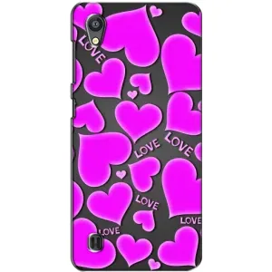 Чехлы для любимой на ЗТЕ Блейд А5 (VPrint) (Pink hearts)