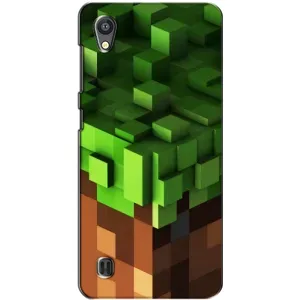 Чохол Майнкрафт на ZTE Blade A5 (AlphaPrint) Minecraft (текстура Майнкрафт)
