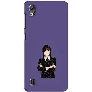 Чохли Венсдей на ZTE Blade A5 Уенсдей (AlphaPrint) (Венздей у чорному)