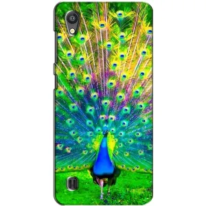 Чохол з пташками на ZTE Blade A5 (VPrint) (Яскравий Павлин)