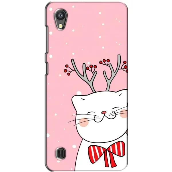 Чехол с принтом «Зимний кот» для ZTE Blade A5