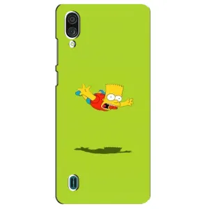 Чехол с Симпсонами для ZTE Blade A51 Lite (VPrint) (Барт Симпсон)