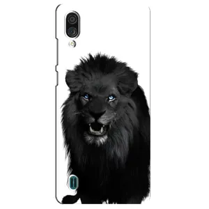 Чехлы с картинками животных ZTE Blade A51 Lite (Черный ЛЕВ)