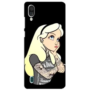 Чехол с печатью для ZTE Blade A51 Lite - (Мода) (AlphaPrint) (Девочка в тату)