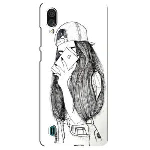 Чехол с печатью для ZTE Blade A51 Lite - (Мода) (AlphaPrint) (Фото девочки)