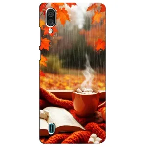 Чехол с принтом «Кофе и дождь» для ZTE Blade A51 Lite