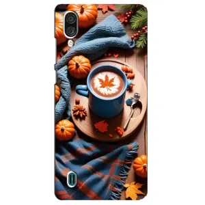 Чехол с принтом «Кофе и тыковки» для ZTE Blade A51 Lite