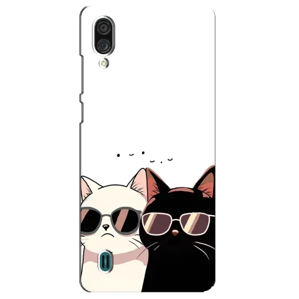 Чехол с принтом «Коты в очках» для ZTE Blade A51 Lite