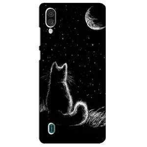 Чехол с принтом для ZTE Blade A51 Lite (AlphaPrint) Модные коты