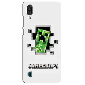 Чехол Майнкрафт на ZTE Blade A51 Lite (AlphaPrint) Minecraft (крипер Майнкрафт)