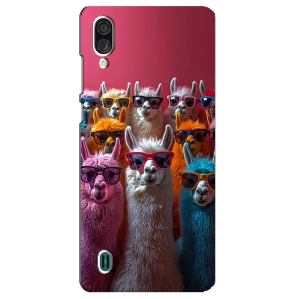 Чохол з принтом «Лами в окулярах» для ZTE Blade A51 Lite