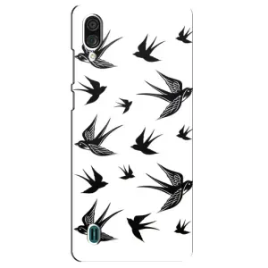 Чохол з пташками на ZTE Blade A51 Lite (VPrint) (Ластівки)
