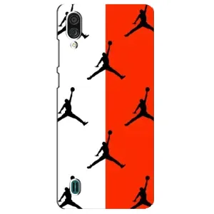 Чехлы для ZTE Blade A51 Lite - с картинкой JORDAN (AlphaPrint) (Лого Джордан)