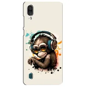 Чохол з Мавпами ZTE Blade A51 Lite - (AlphaPrint) (Макака в навушниках)