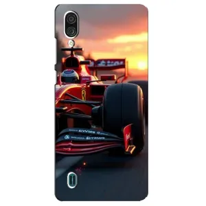 Чехол Формула1 на ZTE Blade A51 Lite (Макларен на закате)