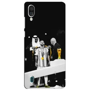 Чехол с принтом «Месси в накидке» для ZTE Blade A51 Lite