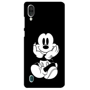 Міккі Маус чохол для ZTE Blade A51 Lite (AlphaPrint - Мультяшні) (Маус на чорному)