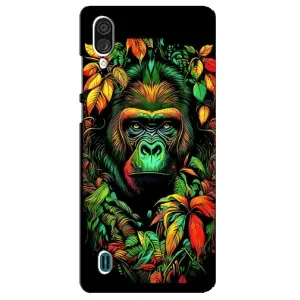 Чохол з Мавпами ZTE Blade A51 Lite - (AlphaPrint) (Мавпа в квітах)