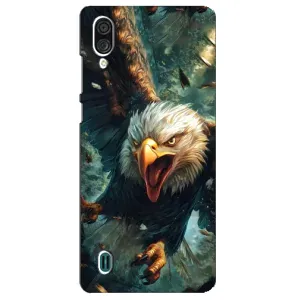 Чехол с картинкой «Хищники» для ZTE Blade A51 Lite (Орел в полете)