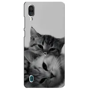Чехол с рисунком кот на ZTE Blade A51 Lite (Пара котов)