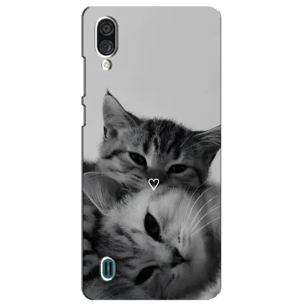 Чехол с принтом «Пара котов» для ZTE Blade A51 Lite