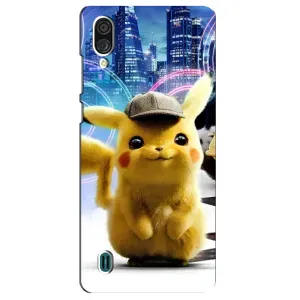 Чехол с Пикачу на ZTE Blade A51 Lite (Пикачу в городе)