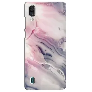 Мраморный чехол на ZTE Blade A51 Lite (VPrint) (Пурпурный Мрамор)