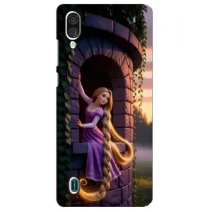 Чехол Рапунцель для ZTE Blade A51 Lite (Рапунцель на башне)