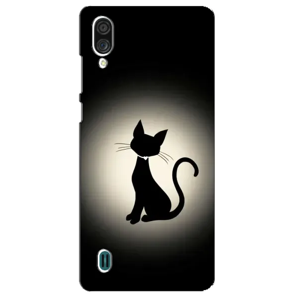 Чехол с принтом «Силуэт котика» для ZTE Blade A51 Lite