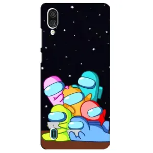 Чохли Амонг Ас для ZTE Blade A51 Lite (AlphaPrint) (Скіни в космосі)