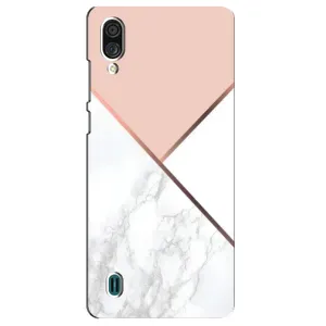 Мраморный чехол на ZTE Blade A51 Lite (VPrint) (Тройной мрамор)