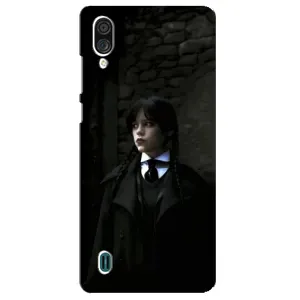 Чехол с дизайном Венздей 2 на ZTE Blade A51 Lite (Темный стиль Уэнздей)
