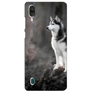 Чехол с Хаски для ZTE Blade A51 Lite - (AlphaPrint) (Верный пес)