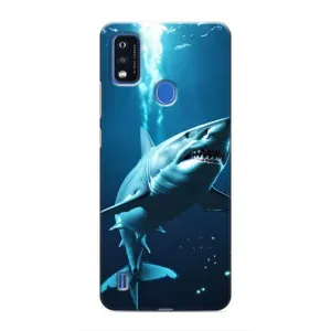 Чехол с принтом «Акула под водой» для ZTE Blade A51