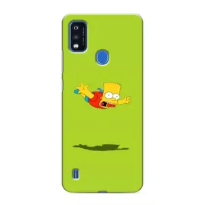 Чjхол з Сімпсонами для ZTE Blade A51 (VPrint) (Барт Сімпсон)