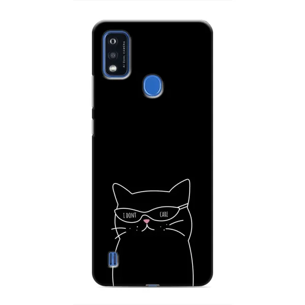 Чехол с принтом «Равнодушный кот» для ZTE Blade A51 Чехол с принтом «Равнодушный кот» для ZTE Blade A51