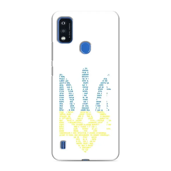 Чехол с принтом «Герб из букв» для ZTE Blade A51