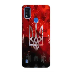 Украинские Чехлы для ZTE Blade A51 с картинкой УПА (AlphaPrint) (ГЕРБ УПА)