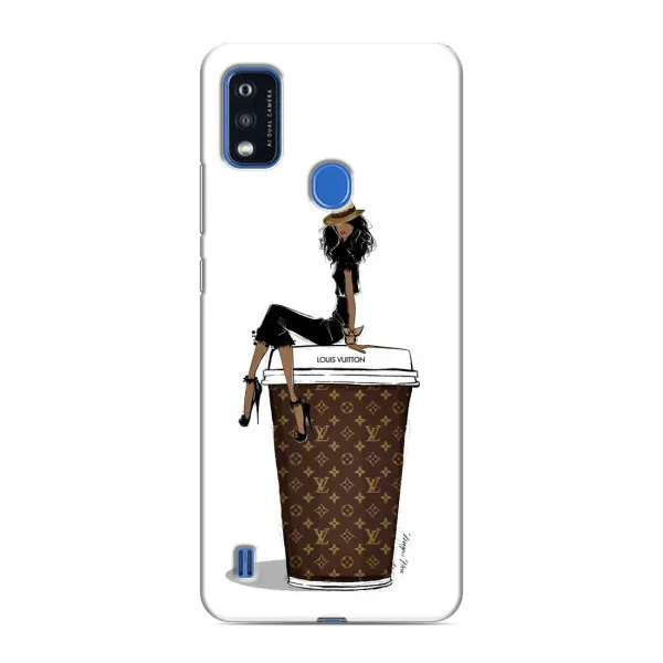 Чохол з принтом «кава LOUIS VUITTON» для ZTE Blade A51 Чохол з принтом «кава LOUIS VUITTON» для ZTE Blade A51